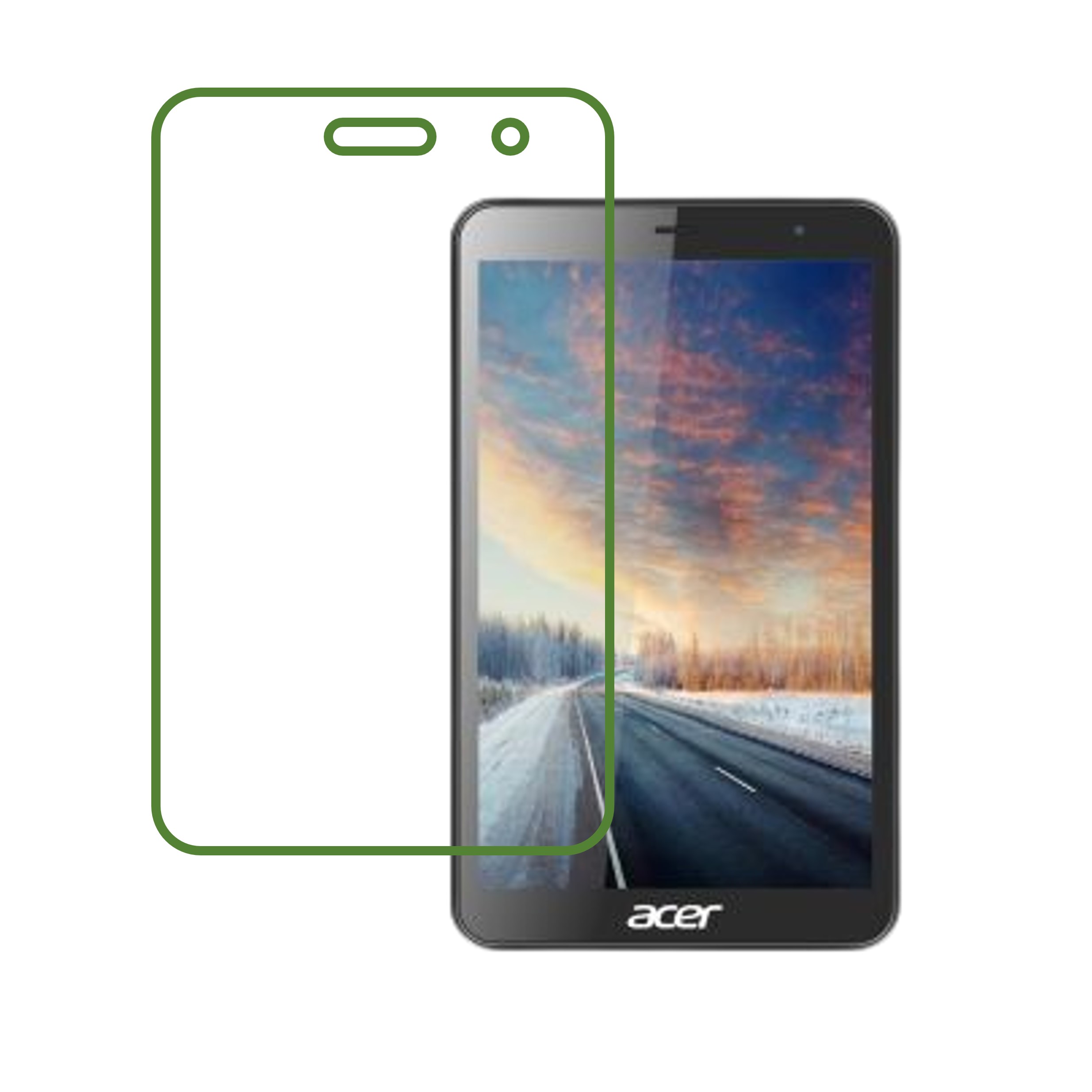 9H Protective Ultra Clear Unbreakable Tablet Screen Protector for Acer One 8 T4-82L Tablet (Not a Tempered glass)